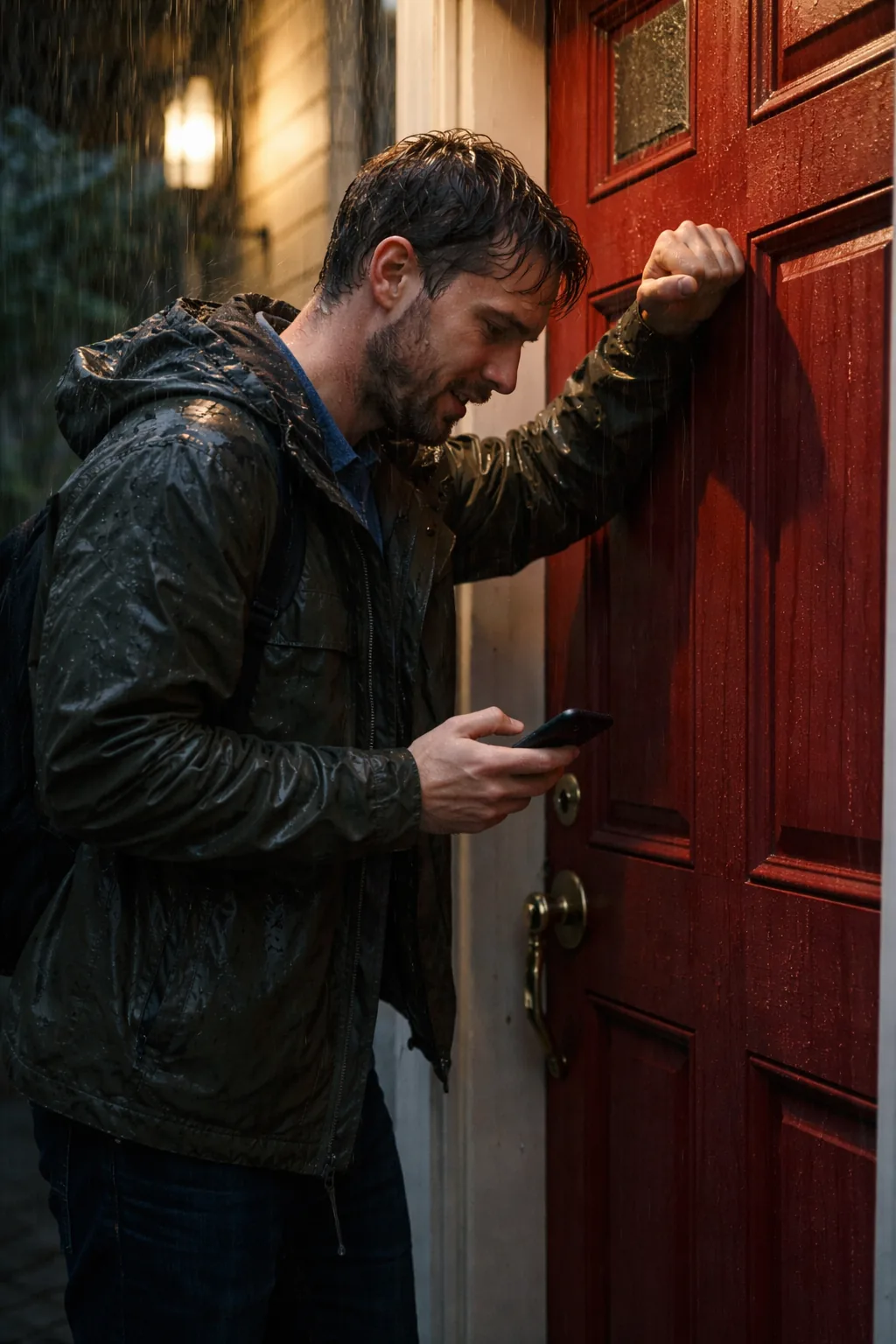 Person locked out in Belfast calling The Lock Ninja emergency locksmith
